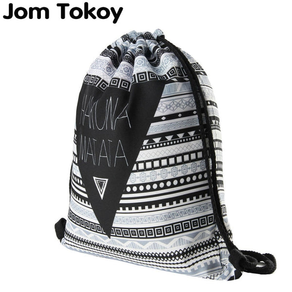 Hakuna matata Women geometric Backpack
