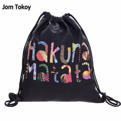 Hakuna matata Women geometric Backpack