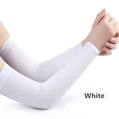 Men Pure Color Arm Sleeve Sport Running