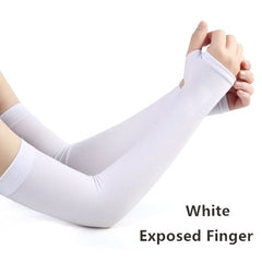 Men Pure Color Arm Sleeve Sport Running