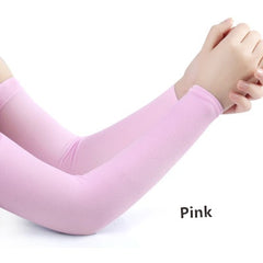 Men Pure Color Arm Sleeve Sport Running