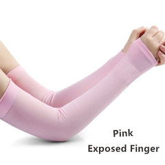 Men Pure Color Arm Sleeve Sport Running
