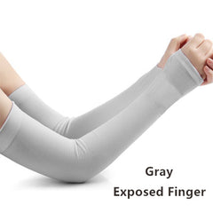Men Pure Color Arm Sleeve Sport Running