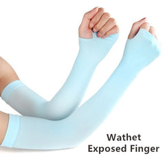 Men Pure Color Arm Sleeve Sport Running
