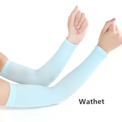 Men Pure Color Arm Sleeve Sport Running
