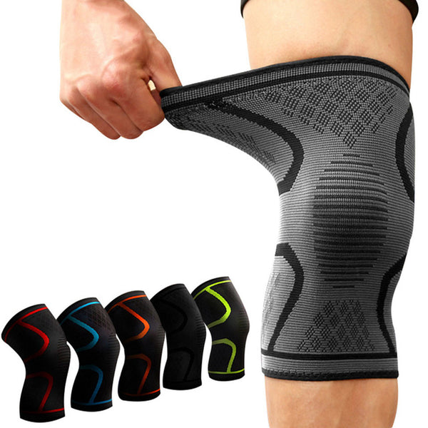 1PCS Fitness Running Cycling Knee Support Braces Elastic