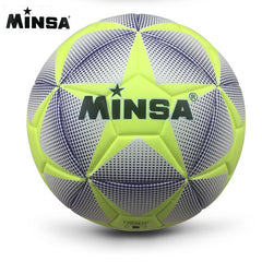 New Brand  MINSA High Quality Size 5 PU Soccer Ball