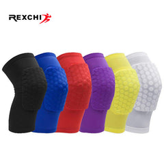REXCHI 1PC Honeycomb Knee Pads Basketball Sport Kneepad