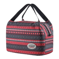 Aosbos Fashion Portable Insulated Canvas lunch Bag