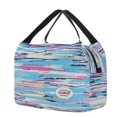 Aosbos Fashion Portable Insulated Canvas lunch Bag