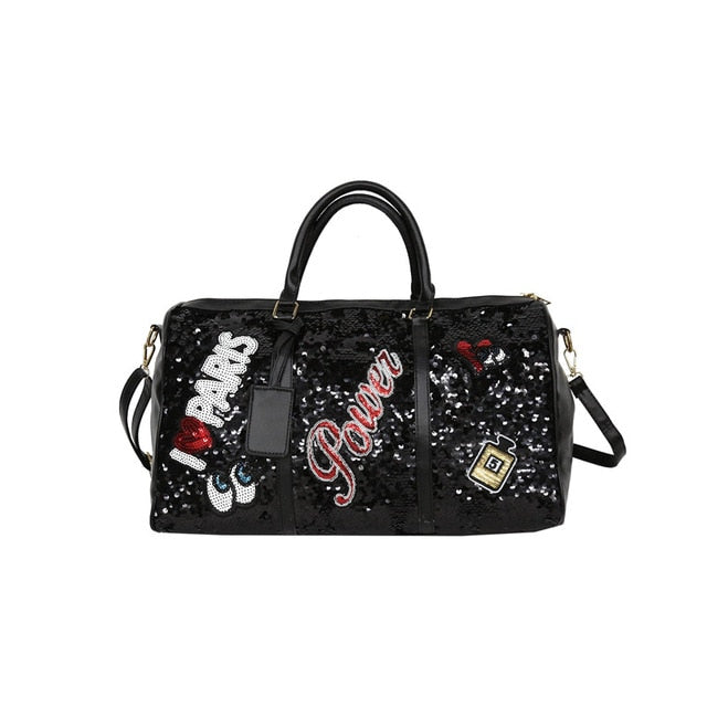 Fashion Casual Women Sequins Travel Bag