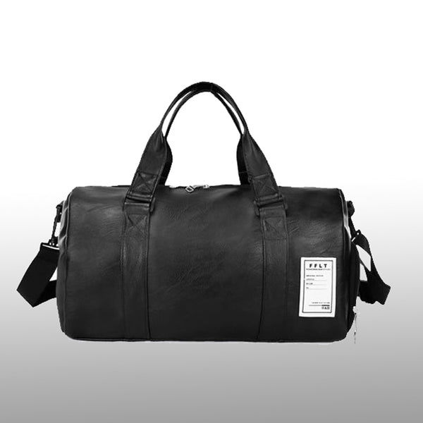 Travel Bag black PU Leather Couple Travel Bags