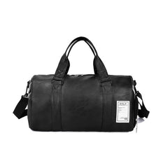 Travel Bag black PU Leather Couple Travel Bags