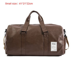 Travel Bag black PU Leather Couple Travel Bags